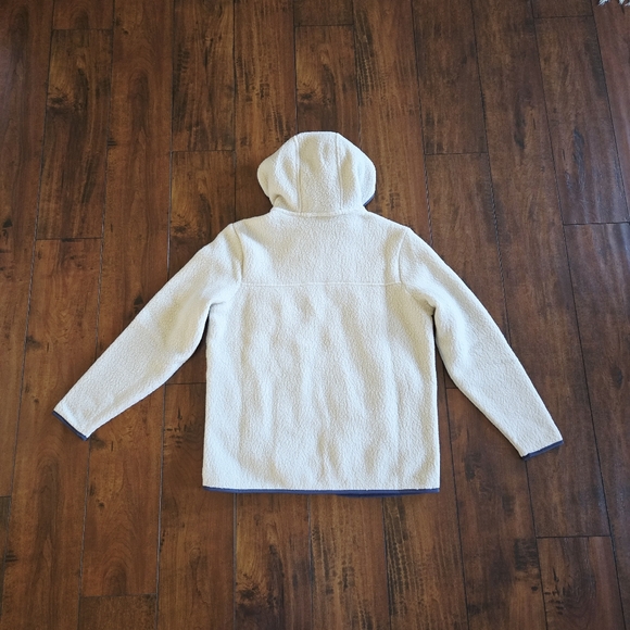Patagonia Women's Retro Pile Fleece Warm Zipper Pockets Hoody Size Large - Picture 7 of 12